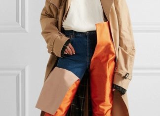 Street Style : x Orange Satin Boots