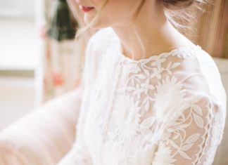 Trendy Wedding Dresses : Image by M&J Photography – Chloe by Rue de Seine For An Elegant Wedding At E…
