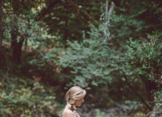 Trendy Wedding Dresses : Modern Wooded Wedding Inspiration | Bridal Musings Wedding Blog…
