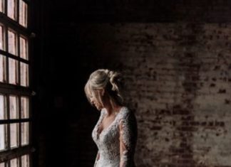 Trendy Wedding Dresses : Moody Winter Wedding Inspiration by Kelcy Leigh Photography…