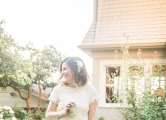 Trendy Wedding Dresses : Natural Backyard Wedding Inspiration by Emma Natter and Lauren J Photography…