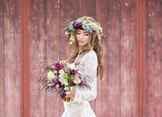 Trendy Wedding Dresses : Pretty Boho Wedding Inspiration | KMH Photography | Paulina Clute Events | Brida…