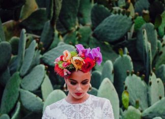 Trendy Wedding Dresses : Wedding Trend Alert | Cactus Paddles | Prickly Pear Cactus | Bridal Musings Wedd…