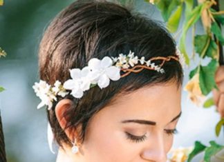 Wedding Hair With Flowers & jewels : "A BEAUTIFUL LITTLE LIFE: Perfect PIXIE Haircuts Part 4: 31 Brides with Pix…