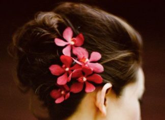 Wedding Hair With Flowers & jewels : Real Wedding: Katherine & Greg – The Bride's Cafe: Photography: 39 East …