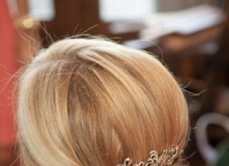 Wedding Hair With Flowers & jewels : Gallery & Inspiration | Picture – 744466 – Style Me Pretty…