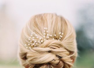 Wedding Hair With Flowers & jewels : 10 Glamorous Wedding Updos that You Will Love – Page 18 of 21 – HairPush