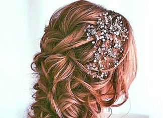 Wedding Hair With Flowers & jewels : 18 Bride’s Favourite Wedding Hairstyles For Long Hair | Page 4 of 4 | Wedding Forward