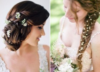 Wedding Hair With Flowers & jewels : 24 Creative and Seriously Pretty Ways to Wear Fresh Flowers in Your Hair!…