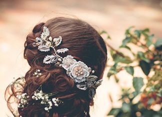 Wedding Hair With Flowers & jewels : 24 updos that look stunning from every angle…