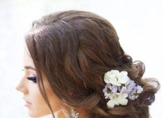 Wedding Hair With Flowers & jewels : B…