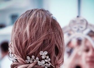Wedding Hair With Flowers & jewels : Beautiful…