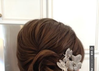 Wedding Hair With Flowers & jewels : Beautiful hair…