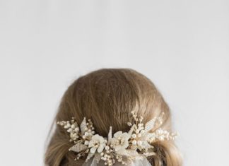 Wedding Hair With Flowers & jewels : beautiful wedding hair…