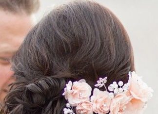 Wedding Hair With Flowers & jewels : Bridal Floral Hair Piece. Bridal Floral Hair Piece on Tradesy Weddings (formerly…