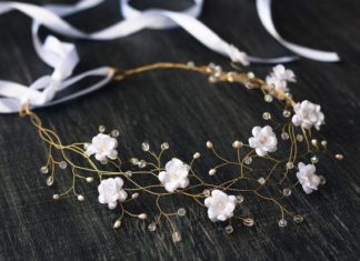 Wedding Hair With Flowers & jewels : Bridal flower crown wedding hair accessories wedding by ArsiArt, $63.00…