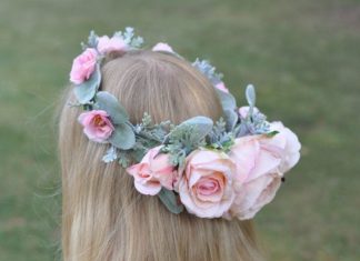 Wedding Hair With Flowers & jewels : Bridal Hair Piece Wedding Hair Piece Cabbage by Hollysflowershoppe…