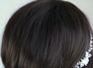 Wedding Hair With Flowers & jewels : bridal hair vine, wedding hair vine, gold hair vine, pearl hair vine, flower hair vine, hair vine, long hair vine, bohemian bridal headpiece