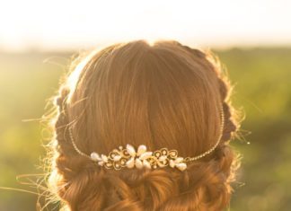 Wedding Hair With Flowers & jewels : Bridal Hair Vine, Wedding Tiara – Wedding Hair Accessories by Ayajewellery, so p…