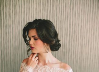Wedding Hair With Flowers & jewels : Bridal look…
