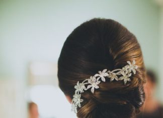 Wedding Hair With Flowers & jewels : by hyer images | DustJacket