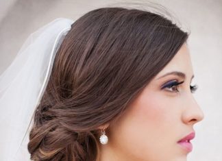 Wedding Hair With Flowers & jewels : Check Out 30 Beautiful Wedding Hair For Bridal Veils. There are so many ways to …