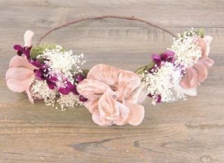 Wedding Hair With Flowers & jewels : corona de flores…
