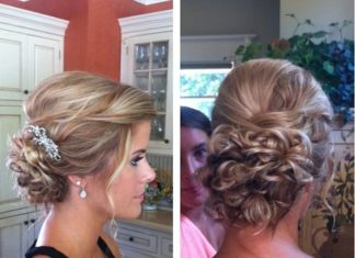 Wedding Hair With Flowers & jewels : Cute updo for prom…