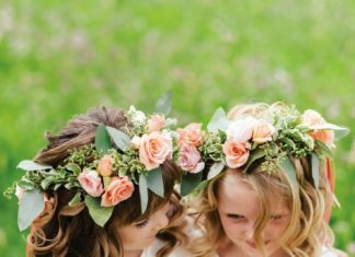 Wedding Hair With Flowers & jewels : Elegant, Equestrian-Inspired Wedding From our Current Issue!