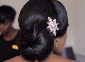 Wedding Hair With Flowers & jewels : Embrace Your Inner Beauty With These Modern Bridal Hairstyles – Wedding Digest N…