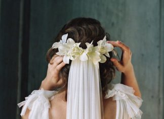 Wedding Hair With Flowers & jewels : Enchanted Atelier by Liv Hart: The Dreamers Collection | SouthBound Bride | www….