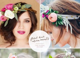 Wedding Hair With Flowers & jewels : Floral crown styles / Best Day Ever…