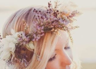 Wedding Hair With Flowers & jewels : flower child bohemian goddess. LOVE this floral crown!!! A favourite for me…