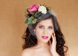 Wedding Hair With Flowers & jewels : Fresh flower tips – no, I will not wear this…but I do like the hair wreath for…