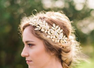 Wedding Hair With Flowers & jewels : Gold Leaf Headband Gold Headband Ancient Greek Headband Grecian Headband Goddess…