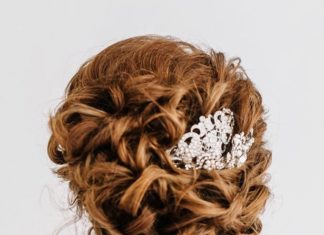 Wedding Hair With Flowers & jewels : Gorgeous updo – ALI SUMSION PHOTOGRAPHY…