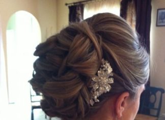 Wedding Hair With Flowers & jewels : hair style…