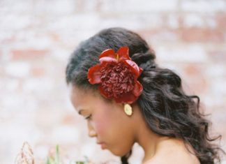 Wedding Hair With Flowers & jewels : #hairstyles View entire slideshow: 20 Fresh Flower Hairstyles for Spring + Su…