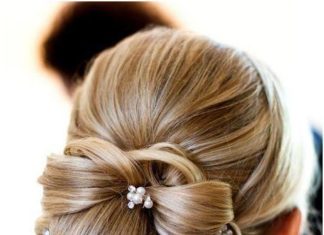 Wedding Hair With Flowers & jewels : Hochzeit Frisuren – Eine Brautjungfer Haar #2119904