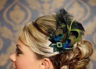 Wedding Hair With Flowers & jewels : Jade Moss Green Emerald Green Wedding Hair by GildedShadows, $50.00…