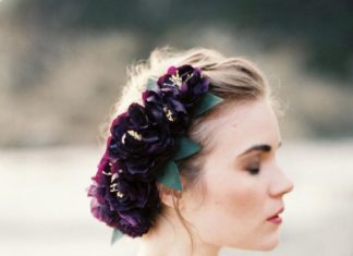 Wedding Hair With Flowers & jewels : Love in bloom….
