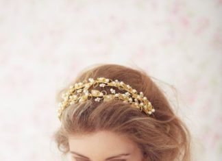 Wedding Hair With Flowers & jewels : Omg! So pretty!…
