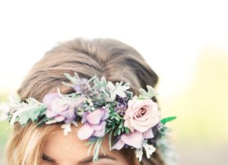 Wedding Hair With Flowers & jewels : Photography : Julie Paisley | Wedding Dress : Gossamer | Hair And Makeup : Style…