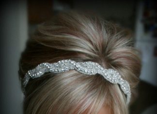 Wedding Hair With Flowers & jewels : pretty!…