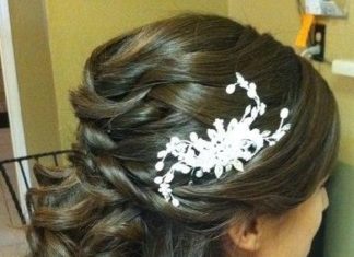 Wedding Hair With Flowers & jewels : Pretty Hair…