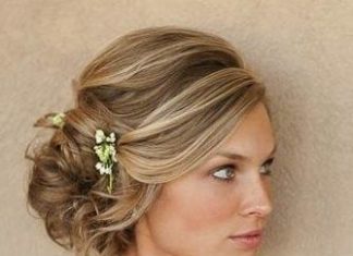 Wedding Hair With Flowers & jewels : Side Updos: Hot Trend for Formal Occasions