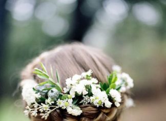 Wedding Hair With Flowers & jewels : Spring hair…