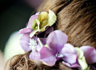 Wedding Hair With Flowers & jewels : Spring Wedding…