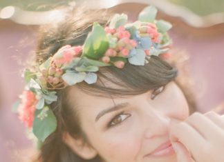 Wedding Hair With Flowers & jewels : tealily photography | A Summer Collaboration…