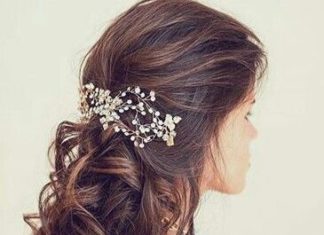 Wedding Hair With Flowers & jewels : Trussel Curls…